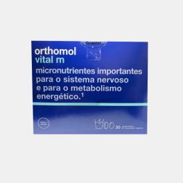 ORTHOMOL VITAL M 30 PORCOES: PO + COMP + CAPS