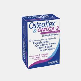 OSTEOFLEX & OMEGA 3 30 CAPSULAS  + 30 COMPRIMIDOS