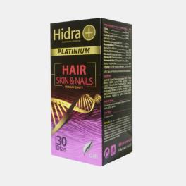 HIDRA + PLATINUM HAIR SKIN & NAILS 60 COMPRIMIDOS