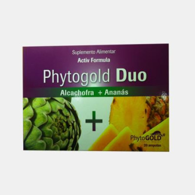 PHYTOGOLD DUO ALCACHOFRA + ANANAS 20 AMPOLAS