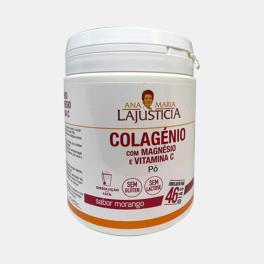 COLAGENIO C/ MAGNESIO + VIT. C 350g MORANGO