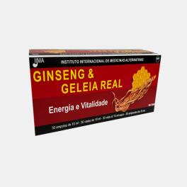 GINSENG & GELEIA REAL S/ ALCOOL 30 AMPOLAS