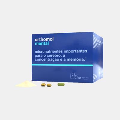 ORTHOMOL MENTAL 30 PORCOES: PO + CAPSULAS
