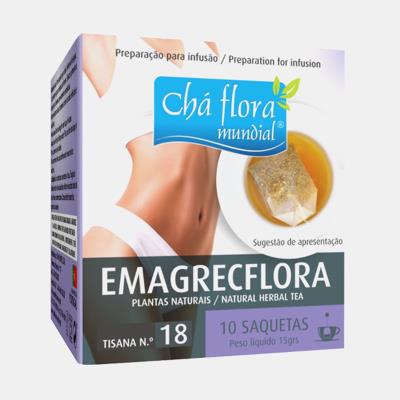 18 - EMAGRECFLORA INFUSAO 10 SAQUETAS