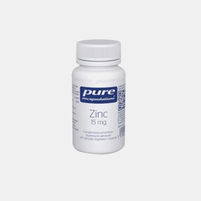 ZINC 15mg 60 CAPSULAS VEGETAIS