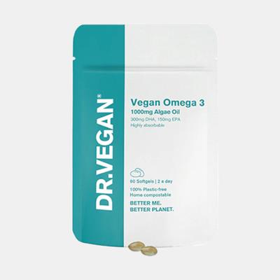 DR.VEGAN OMEGA 3 1000mg ALGAE OIL 60 CAPSULAS
