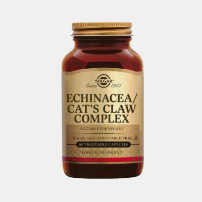 EQUINACEA + UNHA GATO 60 CAPSULAS SOLGAR 