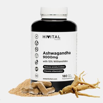 ASHWAGANDHA 9000mg 180 VEG CAPSULAS