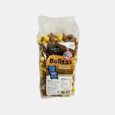 BOLITAS MILHO E CHOCOLATE SEM GLUTEN 250g