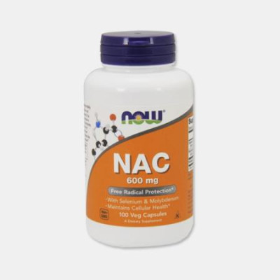 NAC ACETYL CYSTEINE 600mg 100 CAPSULAS