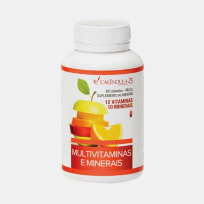 MULTIVITAMINAS E MINERAIS 60 CAPSULAS CALENDULA