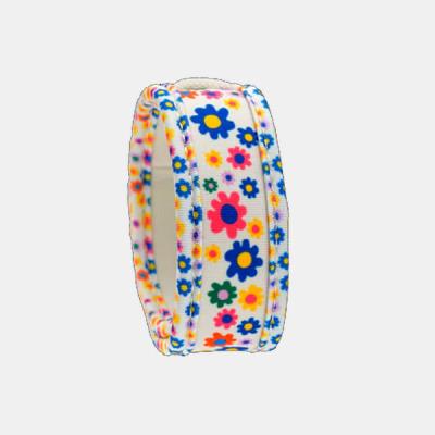 PARAKITO PULSEIRA ADULTO FLORES BEJE