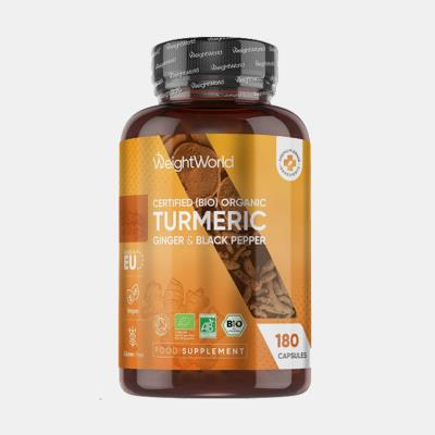 CURCUMA COM GENGIBRE E PIMENTA NEGRA 500mg 180 CAP