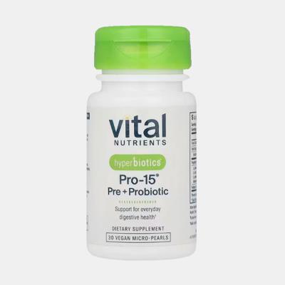 HYPERBIOTICS PRO-15 PRE + PROBIOTIC 30 CAPSULAS