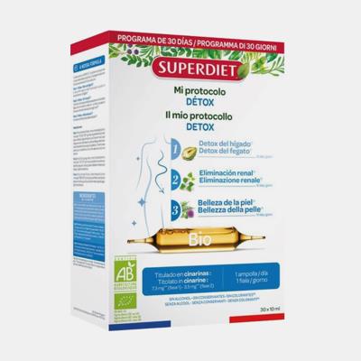 SUPERDIET DETOX BIO 30 AMPOLAS 