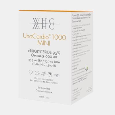 WHC UNOCARDIO 1000 MINI 60 CAPSULAS