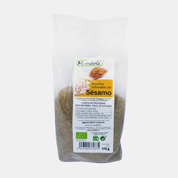 SEMENTES TRITURADAS DE SESAMO BIO 175g