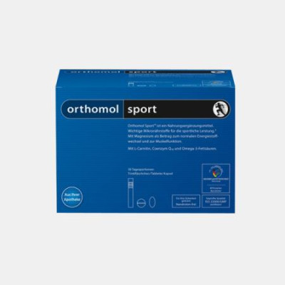 ORTHOMOL SPORT 30 PORCOES: AMP + COMP. + CAPS.