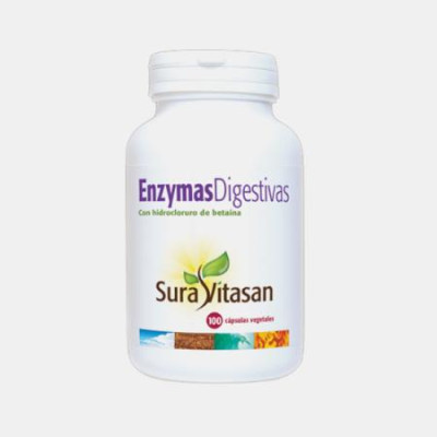 ENZYMAS DIGESTIVAS C/ HIDROCLORETO BETAINA 100 CAPS