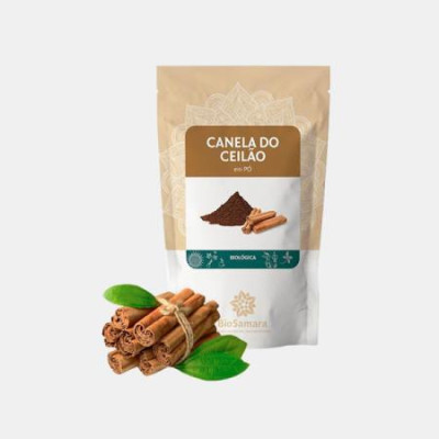 CANELA DE CEILAO EM PO BIO 250g Biosamara