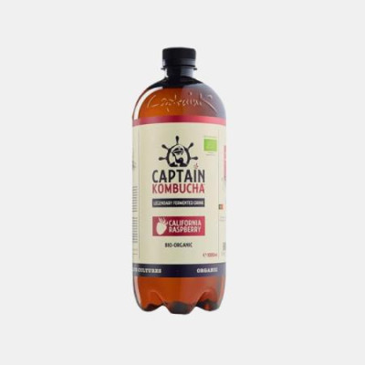CAPTAIN KOMBUCHA BIO BEB CHA FRAMBOESA 1Lt