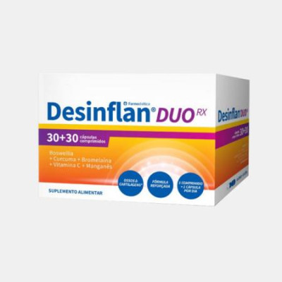 DESINFLAN DUO RX 30 CAPSULAS + 30 COMPRIMIDOS