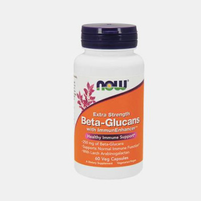 BETA GLUCANS EXTRA STRENGTH 60 CAPSULAS 