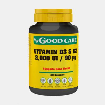 VITAMINA D3 2000ui E K2 90mcg 120 CAPSULAS 