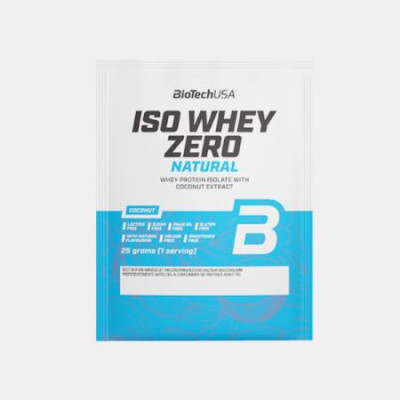 ISO WHEY ZERO NATURAL SABOR A COCO 25g BIOTECH