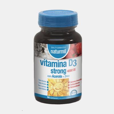 VITAMINA D3 STRONG 4000UI + ACEROLA + ZINC 90 COMP