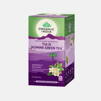 INFUSAO BIO TULSI JASMINE GREEN 25 SAQUETAS