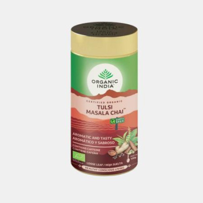 INFUSAO BIO TULSI MASALA CHAI LATA 100g