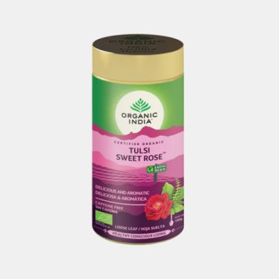 INFUSAO BIO TULSI SWEET ROSE LATA 100g