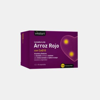 VITALART ARROZ VERMELHO COM Q10 60 COMPRIMIDOS