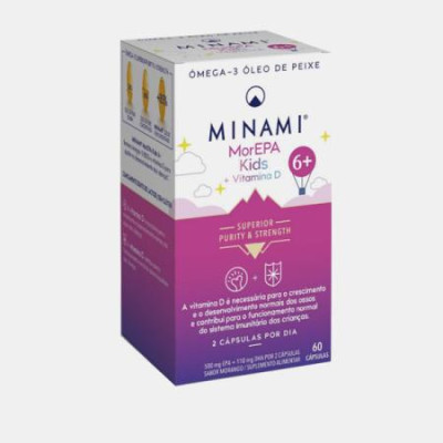 MOREPA MINI 60 CAPSULAS SABOR A MORANGO