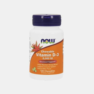 CHEWABLE VITAMIN D-3 5000IU 120 COMPRIMIDOS MASTIG