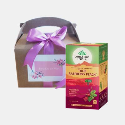 KIT DIA DA MAE CHA TULSI RASPBERRY PEACH 25 SAQ
