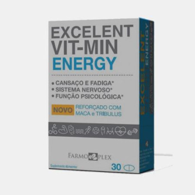 EXCELENT VIT MIN ENERGIA NOVA FORMULA 30 COMP