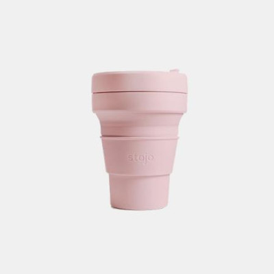 STOJO MINI CUP 237ml (COPO COLAPSAVEL) - CARNATION