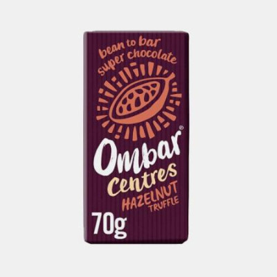 TABLETE CHOCOLAT PRETO BIO RECHEIO AVELA TRUFA 70g