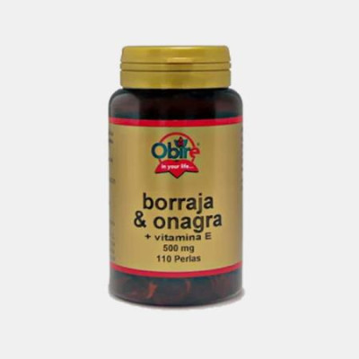 BORRAGEM & ONAGRA + VITAMINA E 500mg 110 CAPSULAS