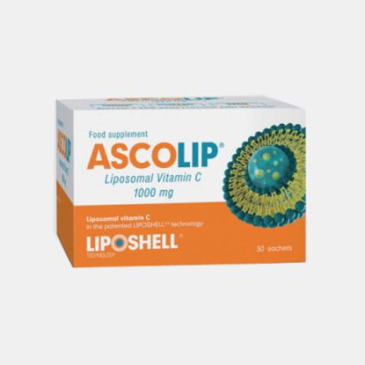 ASCOLIP LIPOSOMAL VITAMIN C 1000mg 30 SAQUETAS