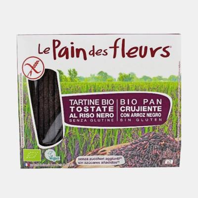 PAO FLORES ARROZ PRETO S/ GLUTEN BIO 150g