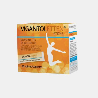 VIGANTOLETTEN VITAMINA D3 1000UI 30 SAQUETAS