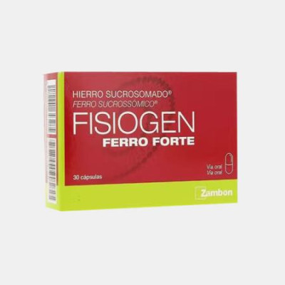 FISIOGEN FERRO FORTE 30 CAPSULAS