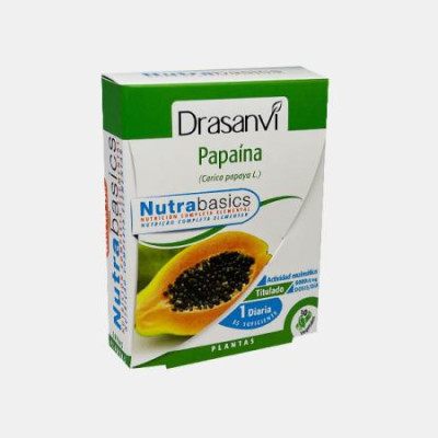 NUTRABASICS PAPAINA 30 CAPSULAS