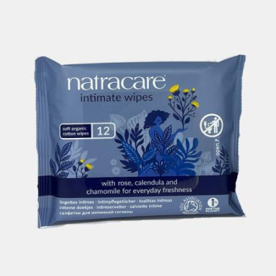 TOALHITAS HIGIENE INTIMA EM ALGODAO BIOLOGICO 12un