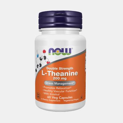 L THEANINE 200mg 60 CAPSULAS NOW