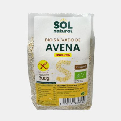 FARELO DE AVEIA BIO SEM GLUTEN 300g