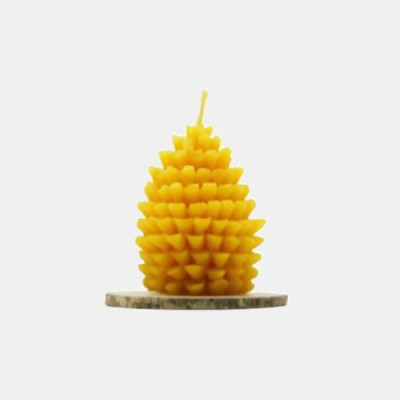 VELA ARTESANAL CERA ABELHA PINHA